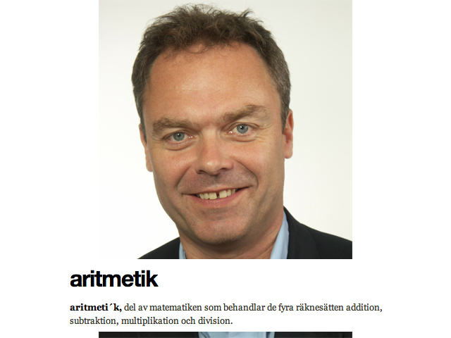Jan Börklund & aritmetik